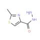 2-Methylthiazole-4-carboxylic acid hydrazide (CAS 101767-28-6) - chemical structure image