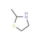 2-Methylthiazolidine (CAS 24050-16-6) - chemical structure image