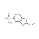 2-(Methylthio)-1,3-benzoxazole-5-sulfonamide - chemical structure image