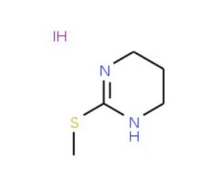 2-(Methylthio)-1,4,5,6-tetrahydropyrimidine hydroiodide (CAS 5445-73-8) - chemical structure image