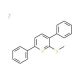 2-Methylthio-3,6-diphenylthiopyranylium iodide - chemical structure image