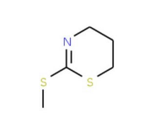2-(Methylthio)-5,6-dihydro-4H-1,3-thiazine (CAS 58842-19-6) - chemical structure image