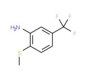 2-Methylthio-5-(trifluoromethyl)aniline (CAS 207974-07-0) - chemical structure image