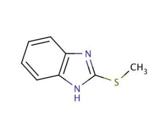 2-(Methylthio)benzimidazole (CAS 7152-24-1) - chemical structure image