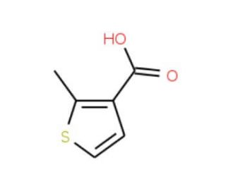 2-Methylthiophene-3-carboxylic acid (CAS 1918-78-1) - chemical structure image