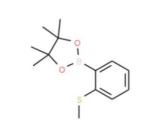 2-Methylthiophenylboronic acid, pinacol ester (CAS 1072945-09-5) - chemical structure image