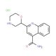 2-Morpholin-2-yl-quinoline-4-carboxylic acidamide hydrochloride - chemical structure image