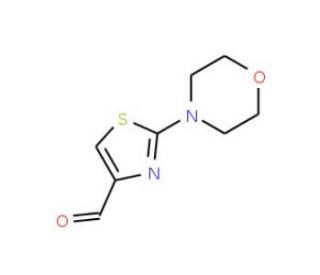 2-Morpholin-4-yl-1,3-thiazole-4-carboxaldehyde (CAS 126533-97-9) - chemical structure image