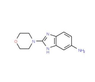2-(morpholin-4-yl)-1H-1,3-benzodiazol-5-amine - chemical structure image