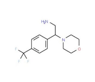 2-Morpholin-4-yl-2-[4-(trifluoromethyl)phenyl]ethylamine - chemical structure image