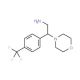 2-Morpholin-4-yl-2-[4-(trifluoromethyl)phenyl]ethylamine - chemical structure image