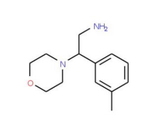 2-Morpholin-4-yl-2-m-tolyl-ethylamine - chemical structure image