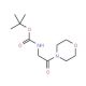 (2-Morpholin-4-yl-2-oxo-ethyl)-carbamic acid tert-butyl ester (CAS 114703-81-0) - chemical structure image