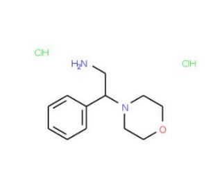 2-Morpholin-4-yl-2-phenyl-ethylaminedihydrochloride - chemical structure image