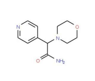 2-Morpholin-4-yl-2-pyridin-4-ylacetamide - chemical structure image
