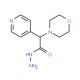 2-morpholin-4-yl-2-pyridin-4-ylacetohydrazide - chemical structure image