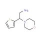 2-Morpholin-4-yl-2-thiophen-2-yl-ethylamine - chemical structure image