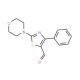 2-Morpholin-4-yl-4-phenyl-thiazole-5-carbaldehyde (CAS 129880-85-9) - chemical structure image
