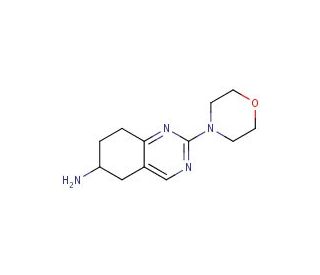 2-morpholin-4-yl-5,6,7,8-tetrahydroquinazolin-6-amine - chemical structure image