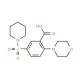 2-Morpholin-4-yl-5-(piperidine-1-sulfonyl)-benzoic acid - chemical structure image