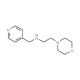 (2-Morpholin-4-yl-ethyl)-pyridin-4-ylmethyl-amine - chemical structure image