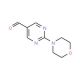 2-Morpholin-4-yl-pyrimidine-5-carbaldehyde (CAS 842974-69-0) - chemical structure image