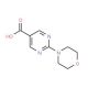 2-Morpholin-4-yl-pyrimidine-5-carboxylic acid (CAS 253315-05-8) - chemical structure image