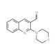 2-Morpholin-4-yl-quinoline-3-carbaldehyde (CAS 326008-62-2) - chemical structure image
