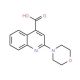2-Morpholin-4-yl-quinoline-4-carboxylic acid - chemical structure image