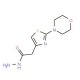 (2-Morpholin-4-yl-thiazol-4-yl)-acetic acid hydrazide - chemical structure image