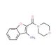 2-(morpholin-4-ylcarbonyl)-1-benzofuran-3-amine - chemical structure image
