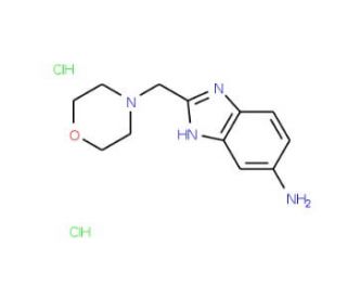 2-Morpholin-4-ylmethyl-1H-benzoimidazol-5-ylamine dihydrochloride - chemical structure image