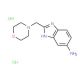 2-Morpholin-4-ylmethyl-1H-benzoimidazol-5-ylamine dihydrochloride - chemical structure image