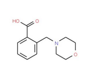 2-Morpholin-4-ylmethyl-benzoic acid (CAS 868543-19-5) - chemical structure image