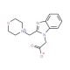 (2-Morpholin-4-ylmethyl-benzoimidazol-1-yl)-acetic acid (CAS 886851-65-6) - chemical structure image