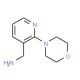 (2-morpholin-4-ylpyridin-3-yl)methylamine (CAS 870063-29-9) - chemical structure image
