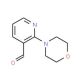 2-Morpholin-4-ylpyridine-3-carboxaldehyde (CAS 465514-09-4) - chemical structure image