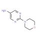 2-Morpholin-4-ylpyrimidin-5-amine (CAS 65735-68-4) - chemical structure image
