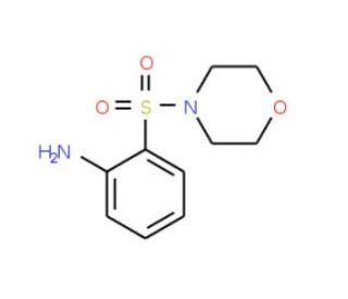 2-(morpholin-4-ylsulfonyl)aniline (CAS 208643-03-2) - chemical structure image