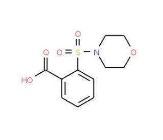 2-(morpholin-4-ylsulfonyl)benzoic acid (CAS 87223-34-5) - chemical structure image