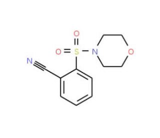 2-(morpholin-4-ylsulfonyl)benzonitrile - chemical structure image