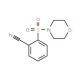 2-(morpholin-4-ylsulfonyl)benzonitrile - chemical structure image