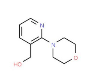 (2-morpholino-3-pyridinyl)methanol (CAS 423768-55-2) - chemical structure image