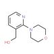 (2-morpholino-3-pyridinyl)methanol (CAS 423768-55-2) - chemical structure image