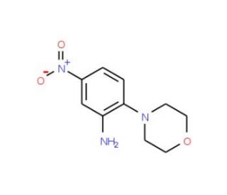 2-Morpholino-5-nitroaniline (CAS 4031-79-2) - chemical structure image