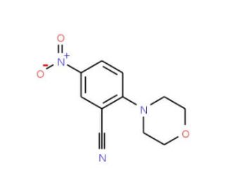 2-Morpholino-5-nitrobenzenecarbonitrile - chemical structure image