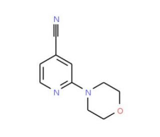 2-morpholinoisonicotinonitrile (CAS 127680-91-5) - chemical structure image