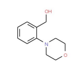 2-Morpholinophenylmethanol (CAS 465514-33-4) - chemical structure image