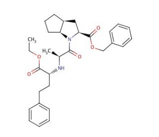 2-[N-[(R)-1-Ethoxycarbonyl-3-phenylpropyl]-L-alanyl]-(1S,3S,5S)-2-azabicyclo[3.3.0]octane-3-carboxylic Acid, Benzyl Ester - c