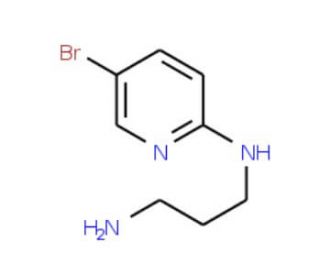 2-N-(3-Aminopropyl)-amino-5-bromopyridine (CAS 92993-40-3) - chemical structure image